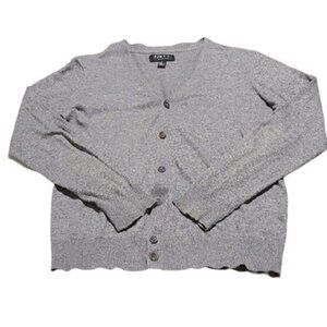 [21 Men] Gray Button Down Cardigan- Size M
